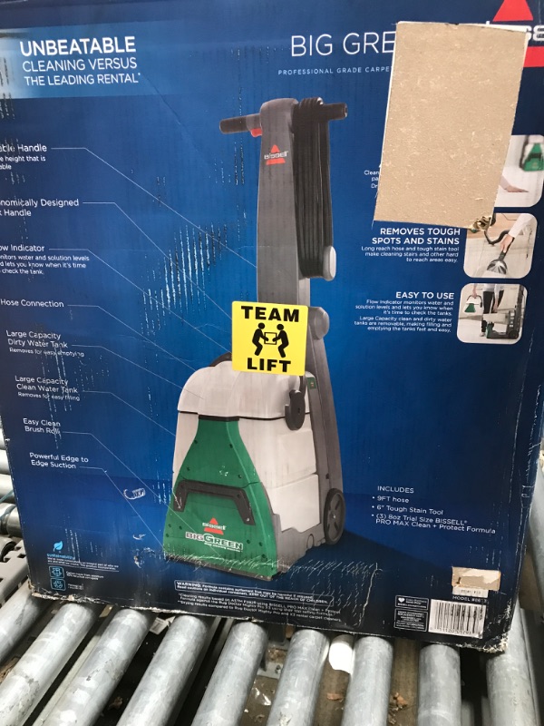 Photo 2 of Bissell Big Green Professional Carpet Cleaner Machine, 86T3