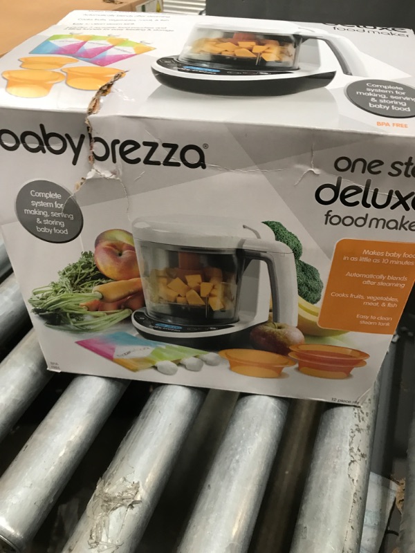 Photo 2 of Baby Brezza One Step Baby Food Maker Deluxe – Cooker and Blender in One to Steam and Puree Baby Food for Pouches - Make Organic Food for Infants and
