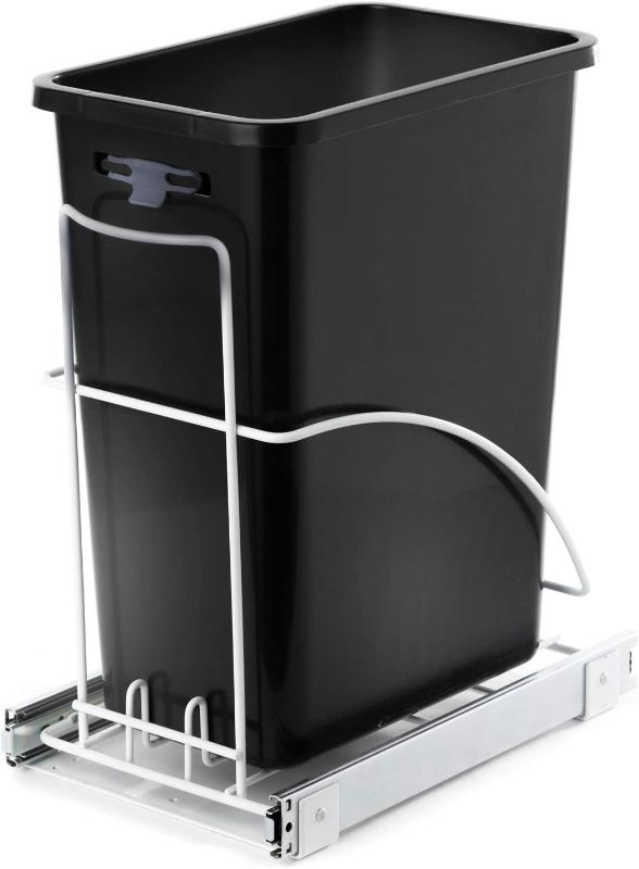 Photo 1 of ***PARTS ONLY*** Home Zone Living 7.6 Gallon Pull Out Trash Can, Under Cabinet Design, 29 Liter Capacity