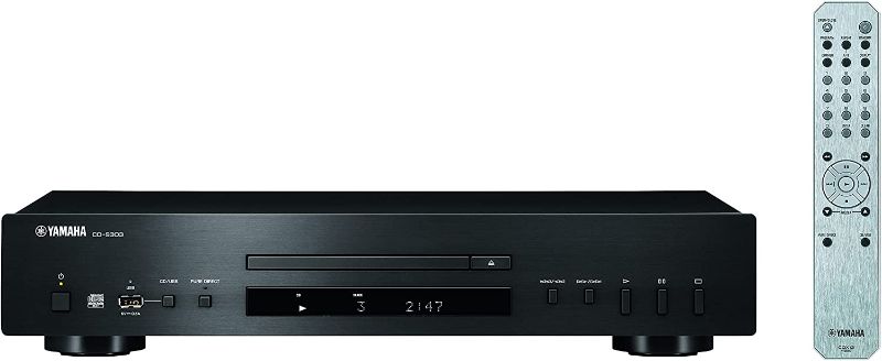 Photo 1 of Yamaha CD-S303 Single CD Player, Black
