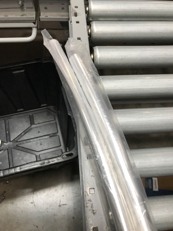 Photo 1 of PARTS ONLY
Zenna Home NeverRust 50 in. to 72 in. Aluminum Tension Curved Shower Rod in Chrome