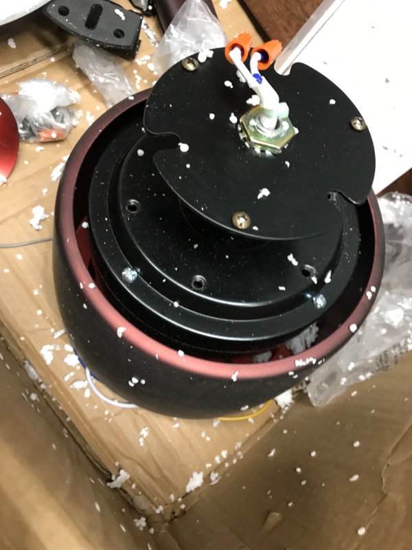 Photo 1 of OPENED-LOOSE COMPONENTS
48 inch Outdoor Ceiling Fan with Lights Remote Control