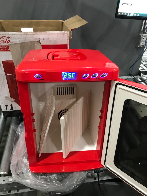 Photo 2 of *TESTED* Coca-Cola Beverage Display Mini Fridge