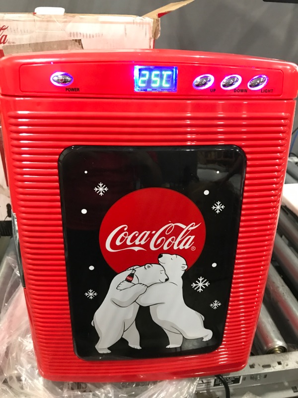 Photo 3 of *TESTED* Coca-Cola Beverage Display Mini Fridge