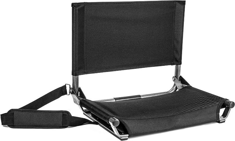 Photo 1 of Cascade Mountain Tech Stadium Seat - Lightweight, Portable Folding Chair for Bleachers and Benches - Extra Wide
