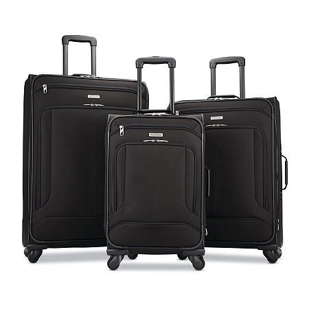 Photo 1 of American Tourister Pop Max 3-Pc. Softside Luggage Set - Black
