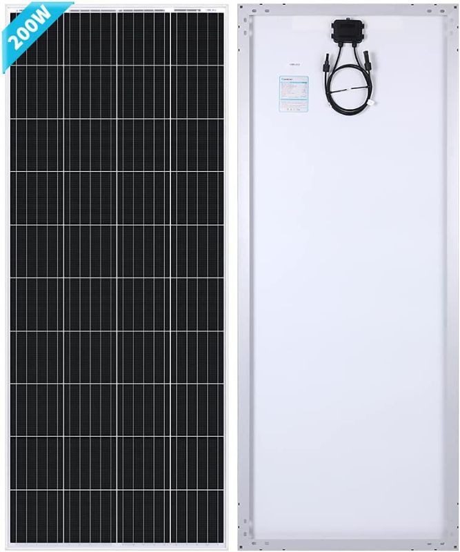 Photo 1 of Renogy Solar Panel 200 Watt 12 Volt, High-Efficiency Monocrystalline PV Module Power