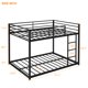 Photo 1 of 
Labymos
Labymos Full over Full Metal Bunk Bed, Low Bunk Bed with Ladder, Black(New SKU:MF285536AAB)