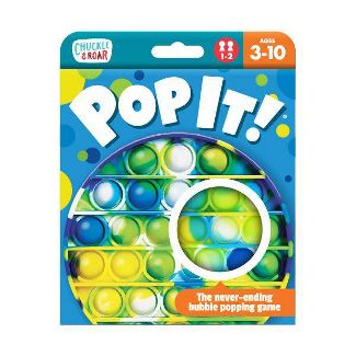 Photo 1 of Chuckle & Roar Pop It! Blue-Green Tie Dye Bubble Popping and Sensory Game

