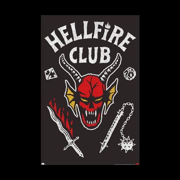 Photo 1 of 
NETFLIX STRANGER THINGS: SEASON 4 - HELLFIRE CLUB Poaster