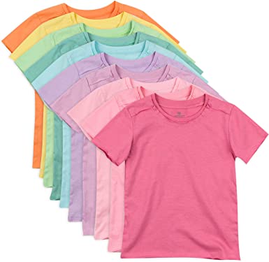 Photo 1 of 10 PACK: HonestBaby Organic Cotton Short Sleeve T-Shirt Multi-Packs size 12 months
