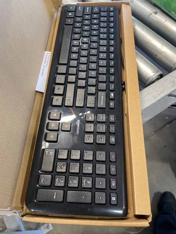 Photo 1 of Amazon basic key board 17.39 x 5.01 x 1.06 inches
