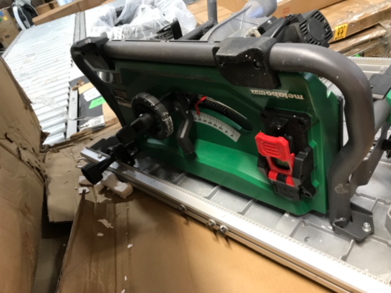 Photo 5 of (DOES NOT FUNCTION)Metabo HPT C10RJSM 15-Amp 10-In. Table Saw with Fold and Roll Stand
**DID NOT POWER ON**