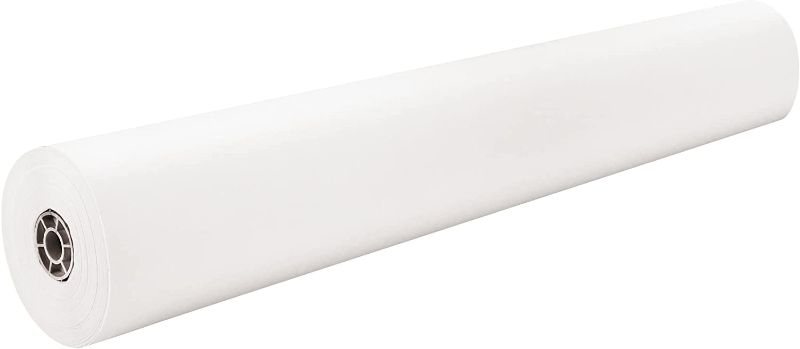 Photo 1 of  Kraft Duo-Finish Paper, White, 36" x 1000', 1 Roll

