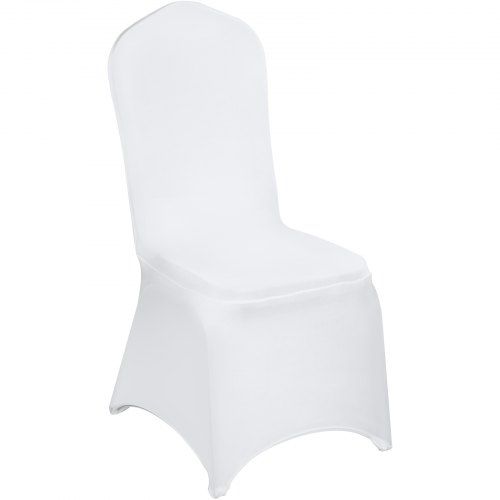 Photo 1 of 100pcs Spandex Stretch Chair Covers White For Wedding Party Banquet Decoration

