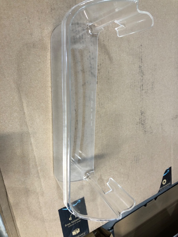 Photo 2 of 240323002 Refrigerator Door Bin Shelf Compatible with Frigidaire or Electrolux, Bottom 2 Shelves on Refrigerator Side, Single Unit, Clear, Replaces PS429725, AP2115742, AH429725?
