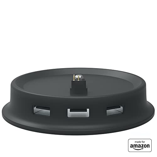 Photo 1 of Made for Amazon, USB Charging Stand, for Echo (4th Gen) - Black
