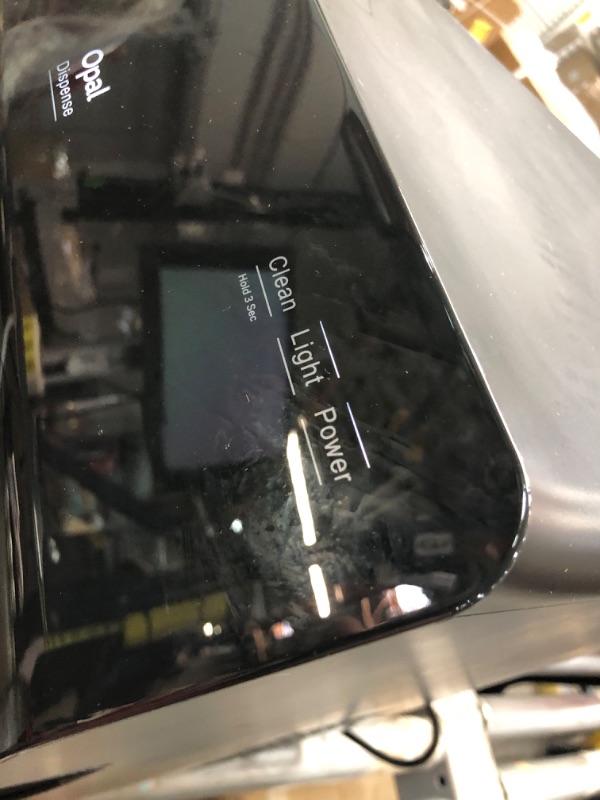 Photo 1 of (BROKEN FRONT PANEL SECTION; SCRATCHED) GE Profile™ Opal™ Nugget Ice Maker Dispenser
