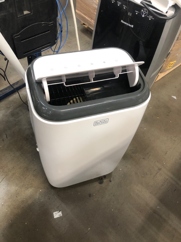 Photo 2 of (MISSING ATTACHMENTS) 10,000 BTU; 6,000 BTU (SACC/CEC) Portable Air Conditioner with Double Motor, Dehumidifier and Remote, White