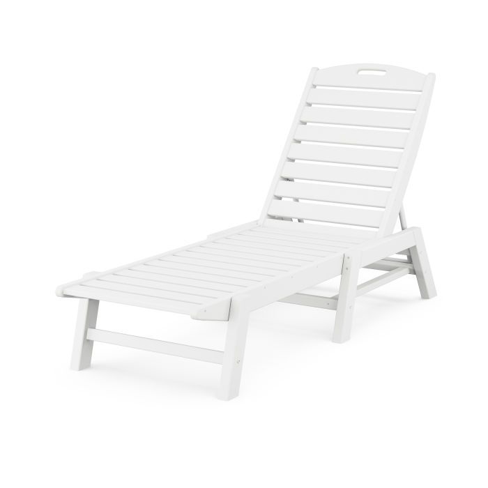 Photo 1 of  POLYWOOD Nautical Chaise WHITE 
