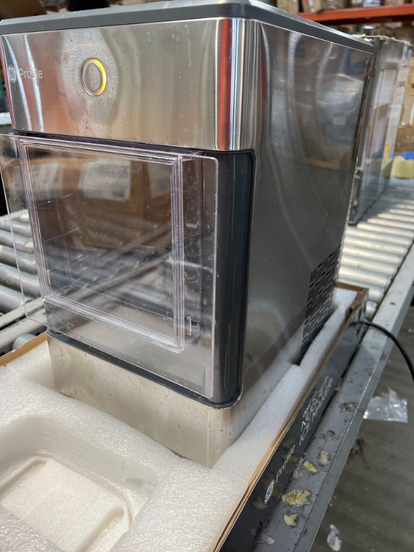 Photo 2 of GE Profile Opal 2.0 | Countertop Nugget Ice Maker with Side Tank | Ice Machine with WiFi Connectivity | Smart Home Kitchen Essentials | Stainless Steel
