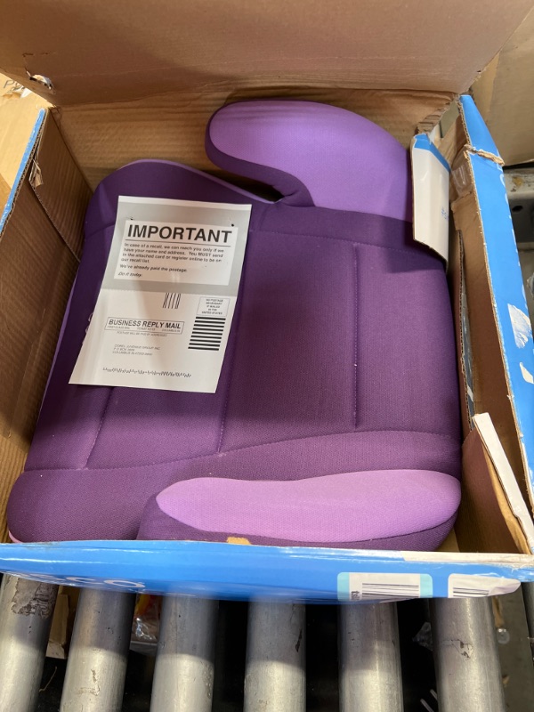 Photo 2 of Cosco Topside Child Safe Belt Positioned Backless Booster Car Seat, Purple Grape