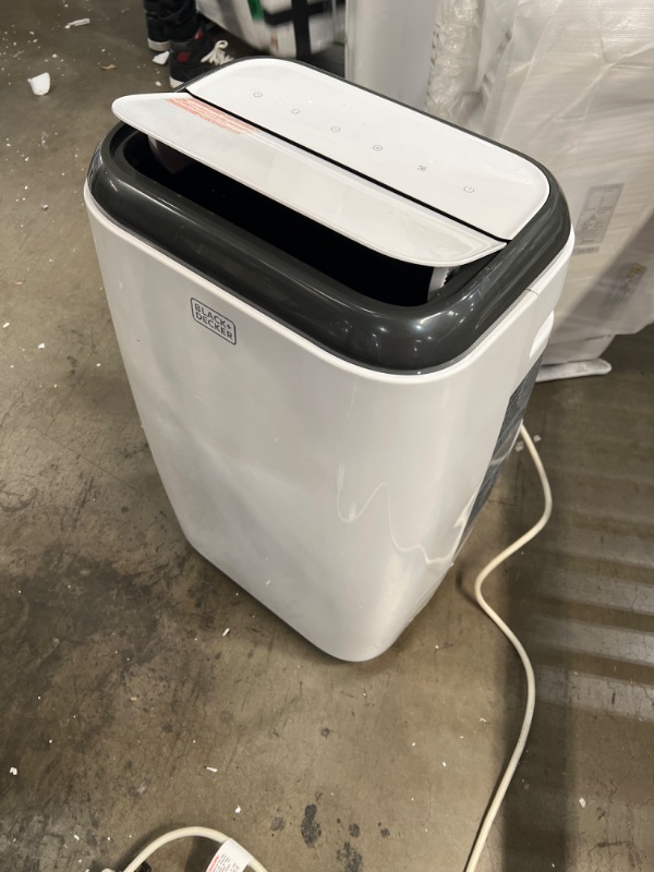 Photo 2 of 10,000 BTU; 6,000 BTU (SACC/CEC) Portable Air Conditioner with Double Motor, Dehumidifier and Remote, White