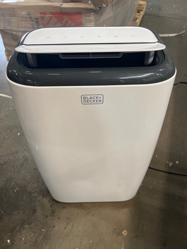 Photo 2 of BLACK+DECKER 8,000 BTU Portable Air Conditioner, White**missing control**
