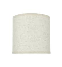 Photo 1 of **DAMAGED** Aspen Creative 31051 Transitional Hardback Drum (Cylinder) Shape Spider Construction Lamp Shade in Flaxen