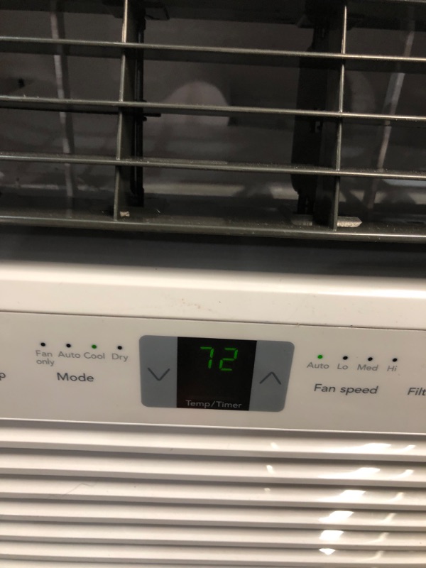 Photo 6 of Frigidaire FFRE153WAE Window-Mounted Room Air Conditioner, 15,100 BTU with Energy Star Certified, Multi-Speed Fan, Sleep Mode, Programmable Timer, Easy-to-Clean Washable Filter, in White
