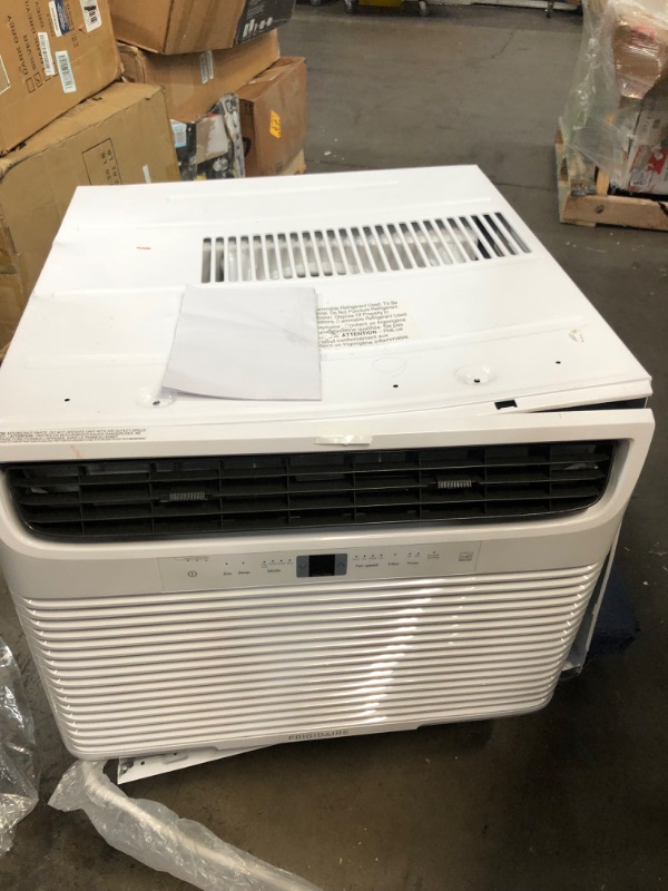 Photo 3 of Frigidaire FFRE153WAE Window-Mounted Room Air Conditioner, 15,100 BTU with Energy Star Certified, Multi-Speed Fan, Sleep Mode, Programmable Timer, Easy-to-Clean Washable Filter, in White
