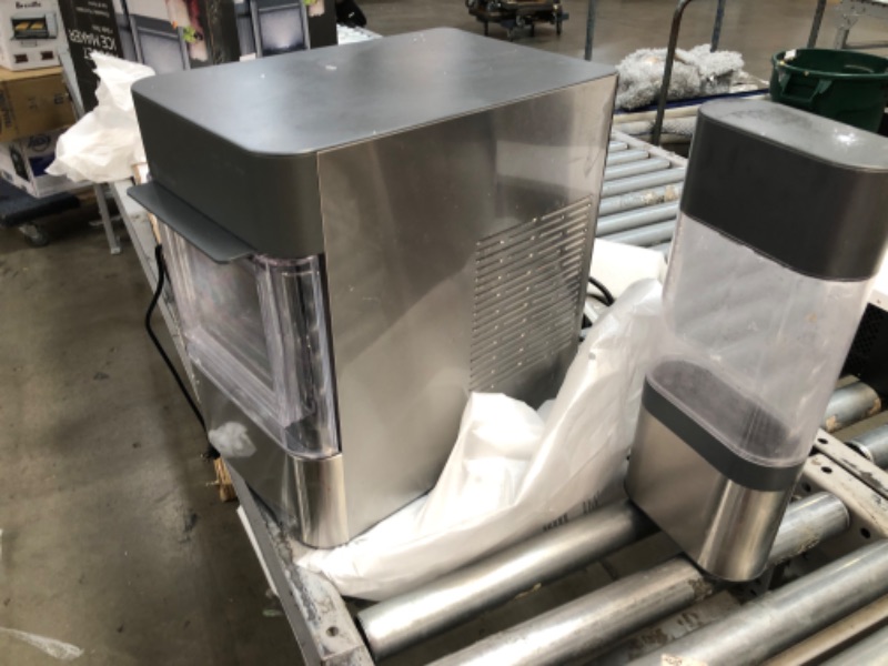 Photo 1 of GE Profile Opal 2.0 | Countertop Nugget Ice Maker with Side Tank | Ice Machine with WiFi Connectivity | Smart Home Kitchen Essentials | Stainless Steel (USED. POWERS ON)