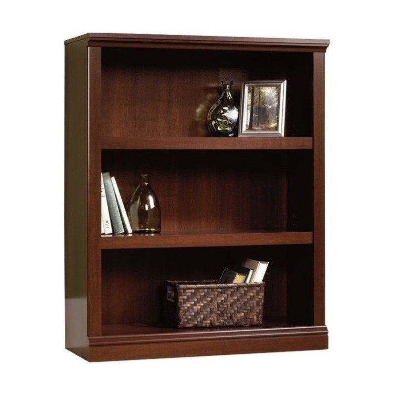 Photo 1 of Sauder Select 3 - Shelf Bookcase, Select Cherry Finish