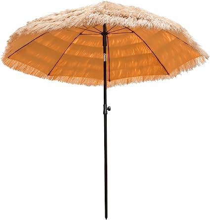 Photo 1 of LETKIND 6.5ft Tiki Umbrella Outdoor Patio Umbrella