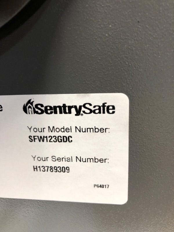 Photo 1 of Sentry Fire-Safe Electronic Lock Business Safes, Grey