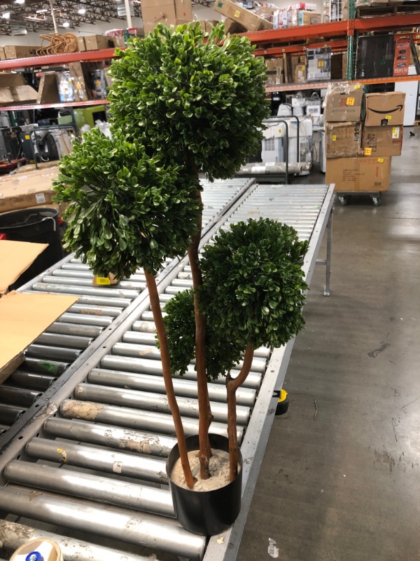 Photo 2 of 3’ Boxwood Topiary Artificial Tree UV Resistant(Indoor/Outdoor)