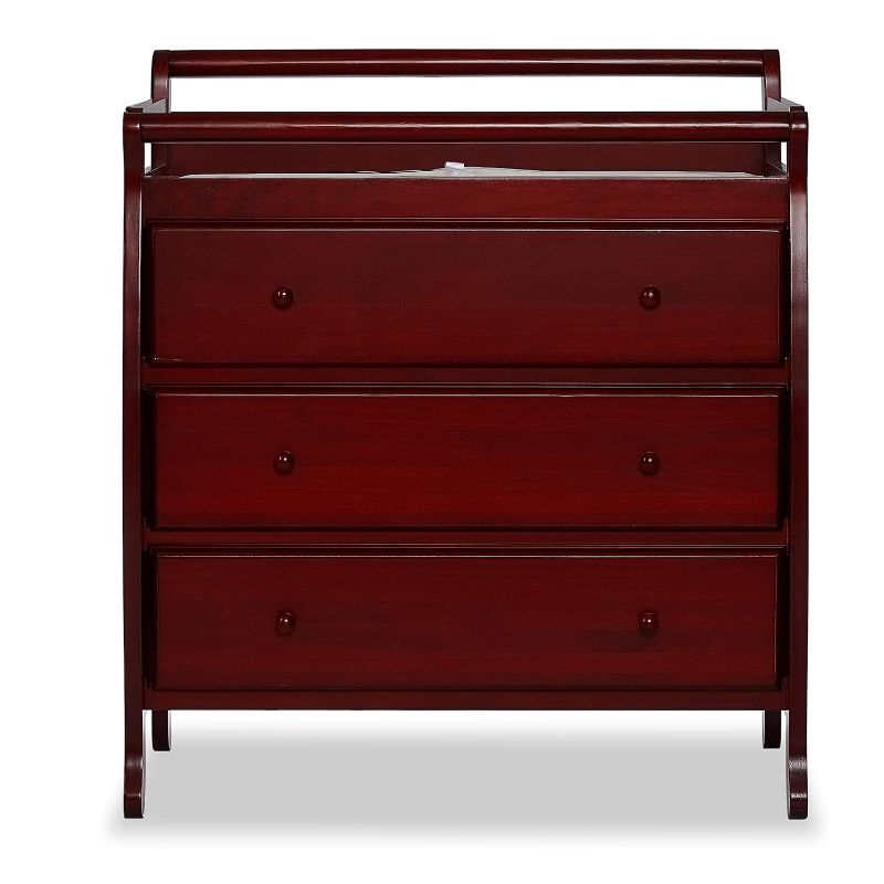 Photo 1 of DAMAGED: Dream On Me, Liberty Collection 3 Drawer Changing Table cherry ?41 x 23 x 36 inches
