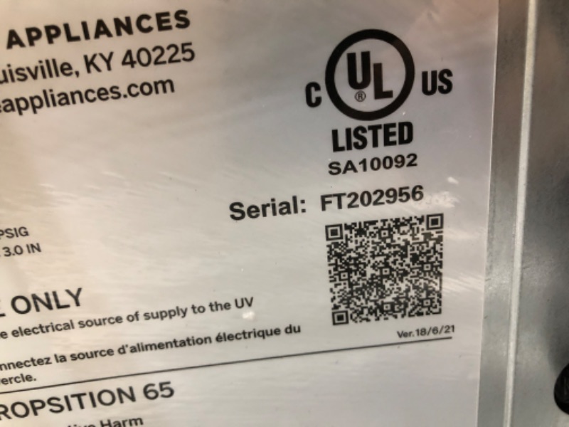 Photo 1 of TESTED POWERS ON**
GE Profile Opal | Countertop Nugget Ice Maker with Side Tank | Portable Ice Machine Makes up to 24 lbs. of Ice Per Day | Stainless Steel Finish
