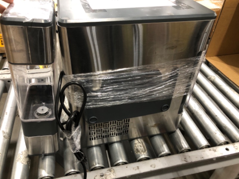 Photo 3 of TESTED POWERS ON**
GE Profile Opal | Countertop Nugget Ice Maker with Side Tank | Portable Ice Machine Makes up to 24 lbs. of Ice Per Day | Stainless Steel Finish
