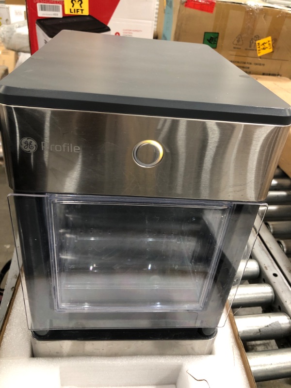 Photo 2 of TESTED POWERS ON*
GE Profile Opal | Countertop Nugget Ice Maker with Side Tank | Portable Ice Machine Makes up to 24 lbs. of Ice Per Day | Stainless Steel Finish
