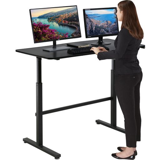 Photo 1 of Standing Desk Converter Height Adjustable Desk Computer Workstation Desk Black
