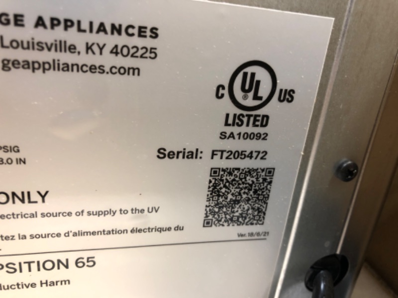 Photo 5 of GE Profile Opal | Countertop Nugget Ice Maker with Side Tank | Portable Ice Machine Makes up to 24 Lbs. of Ice per Day | Stainless Steel Finish
