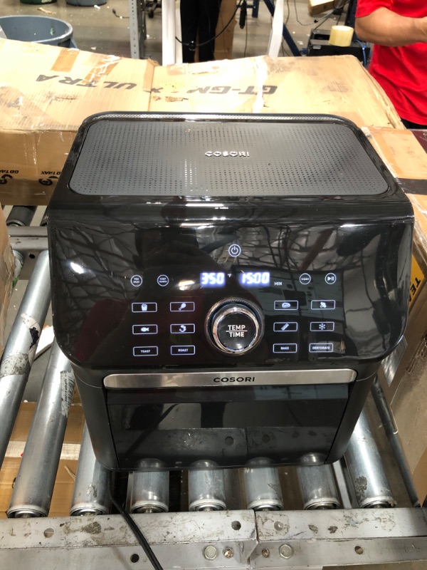 Photo 2 of COSORI Air Fryer Oven Combo 7 Qt, Countertop Convection (100? to 450?) with Roast, Toast, Bake, Dehydrate, Warm, 7 Accessories and 100 Recipes, Max XL Large for Family Size, Stainless Steel, 1800W
