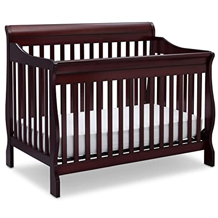 Photo 1 of Delta Children Canton 4-in-1 Convertible Crib - Easy to Assemble, Espresso Cherry
