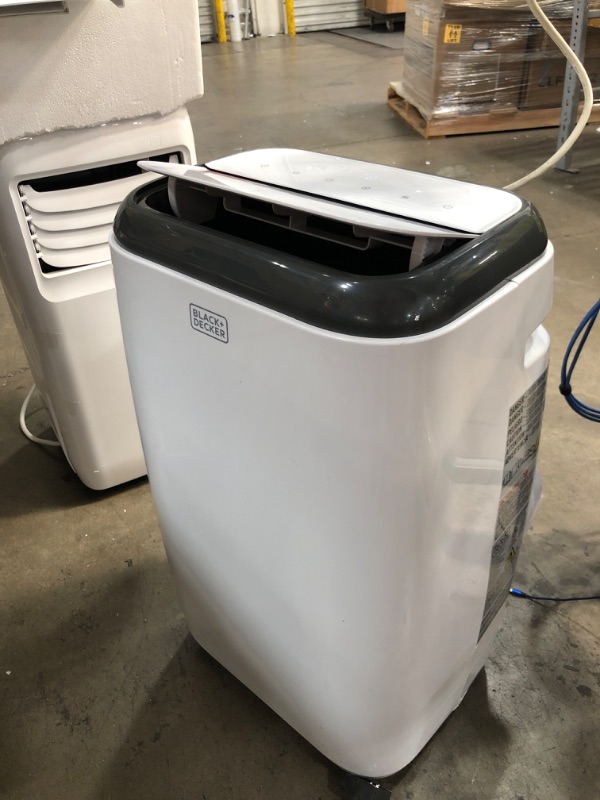 Photo 2 of BLACK+DECKER 8,000 BTU Portable Air Conditioner with Remote Control, White
