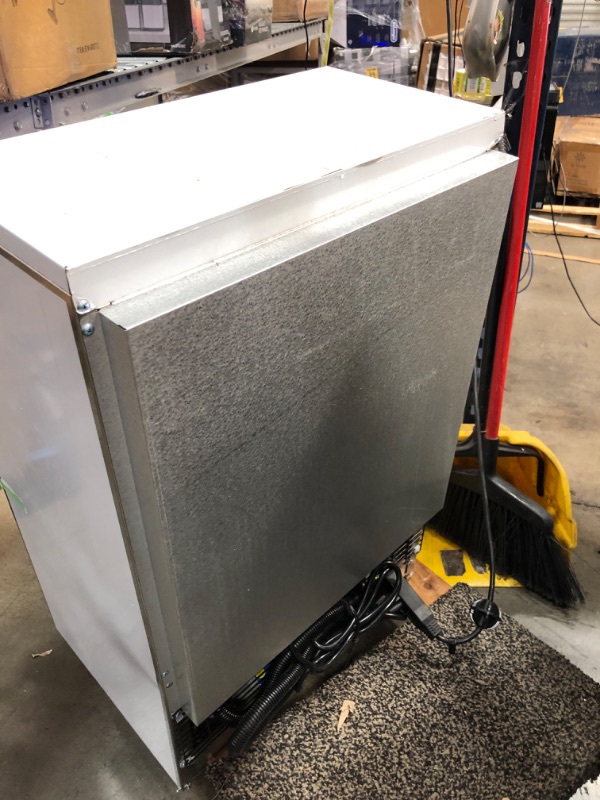 Photo 1 of VEVORbrand Commercial Ice Maker 80 - 90 lbs/24H,Ice Machine with 33 lbs Storage Bin, Clear Cube, Advanced LCD Panel, Auto Operation, Blue Light, Fully Upgrade
