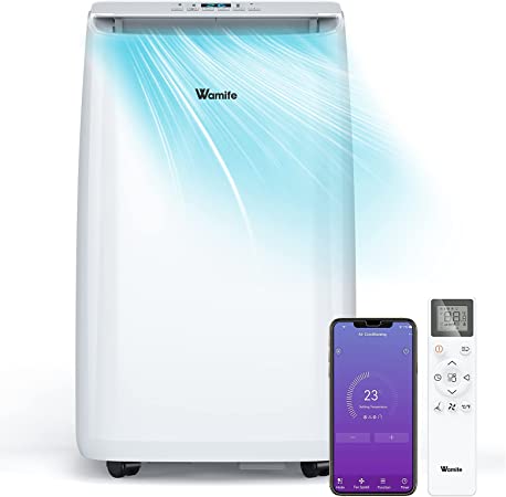 Photo 1 of Portable Air Conditioner - Wamife 8150 BTU (DOE) | 12000 BTU (ASHRAE) Portable AC Unit, Voice Control with Alexa&Google Home, 4 IN 1 Cool/Heat/Dry/Sleep Modes, Floor Air Conditioner for 400 Sq.Ft.
