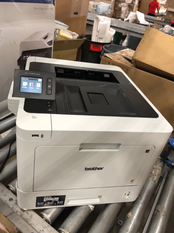 Photo 4 of Brother MFC-L3770CDW Compact Wireless Digital Color All-in-One Printer with NFC, 3.7” Color Touchscreen, Automatic Document Feeder, Wireless and Duplex Printing and Scanning
