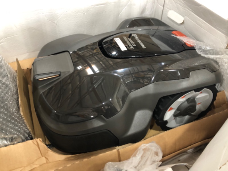 Photo 2 of ***PARTS ONLY*** Husqvarna Automower 415X Robotic Lawn Mower with GPS Assisted Navigation, Automatic Lawn Mower with Self Installation and Ultra-Quiet Smart Mowing Technology for Small to Medium Yards (0.4 Acre)
