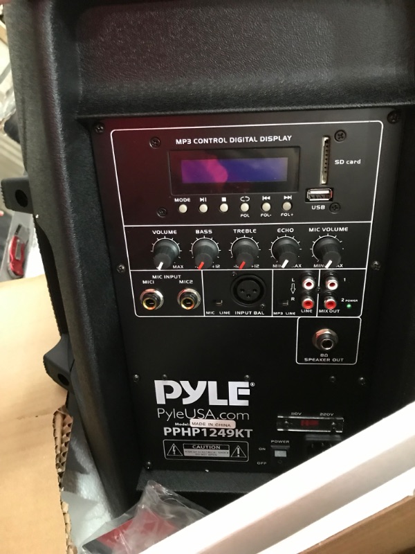 Photo 3 of Pyle Pro 1,800-Watt Bluetooth Active/Passive Dual Speaker System Kit (PPHP1249KT)
